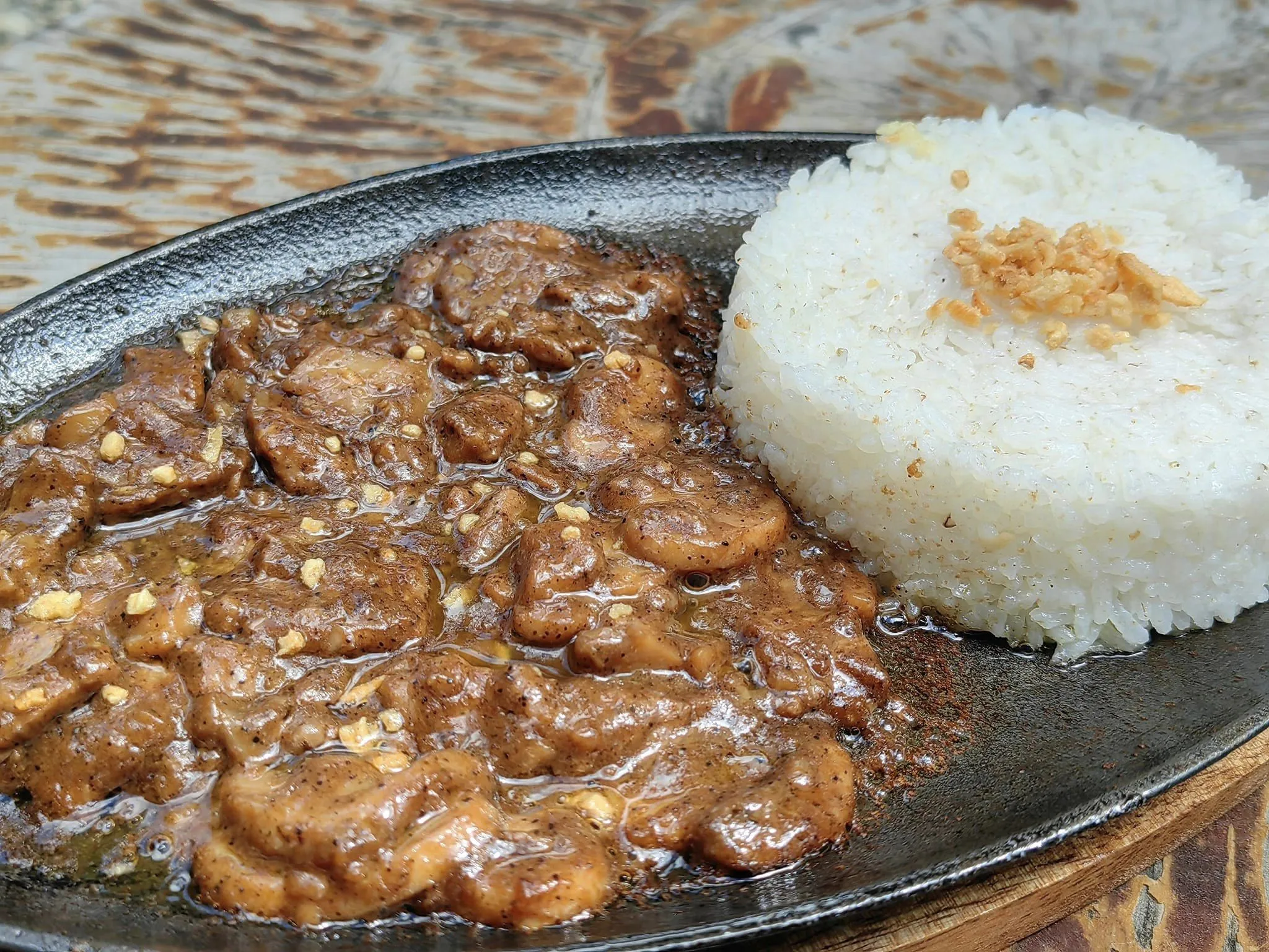 Garlic Pepper Steak