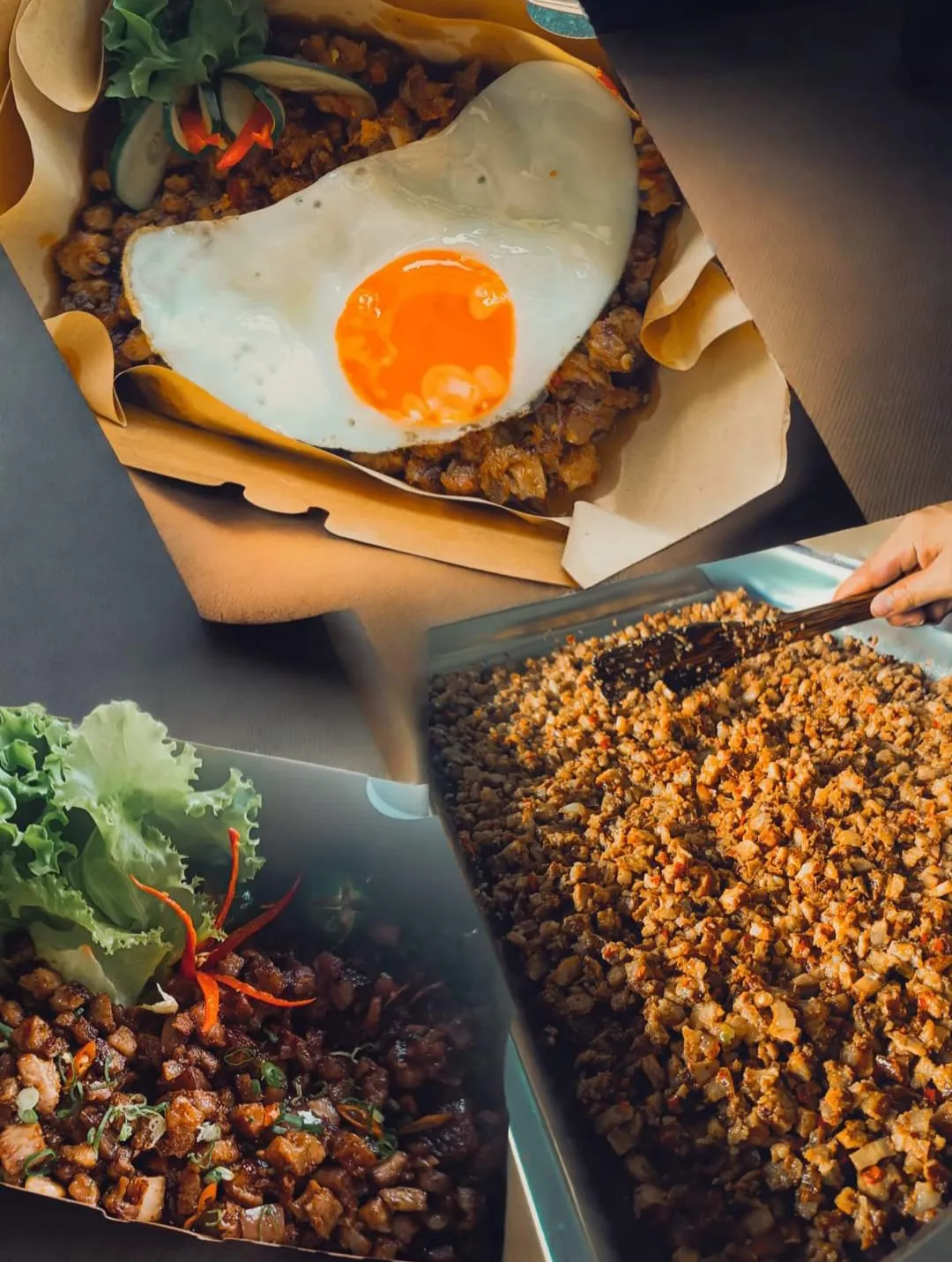 Classic Pork Sisig and Egg