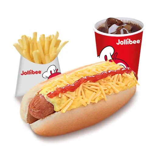 Jolly hotdog w/ Fries and Drinks