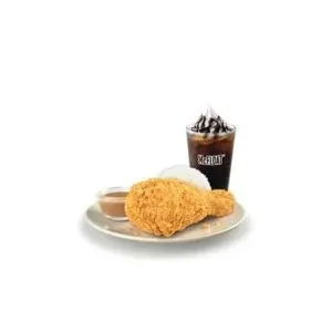 1-pc. Chicken Mcdo with rice and drink
